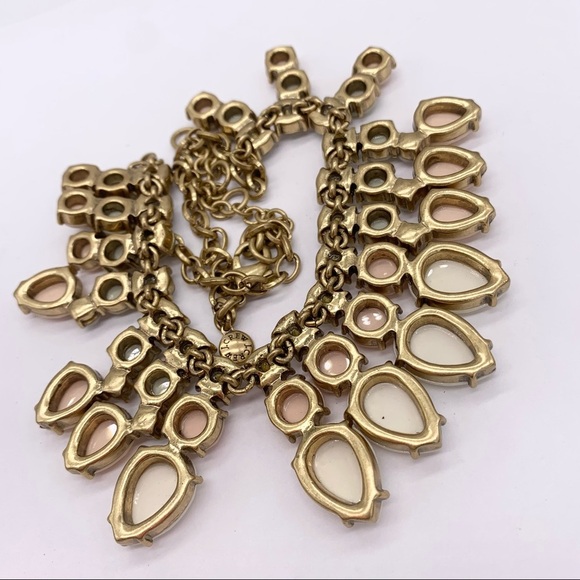 J. Crew Pink Cream Crystal Necklace - Picture 3 of 3